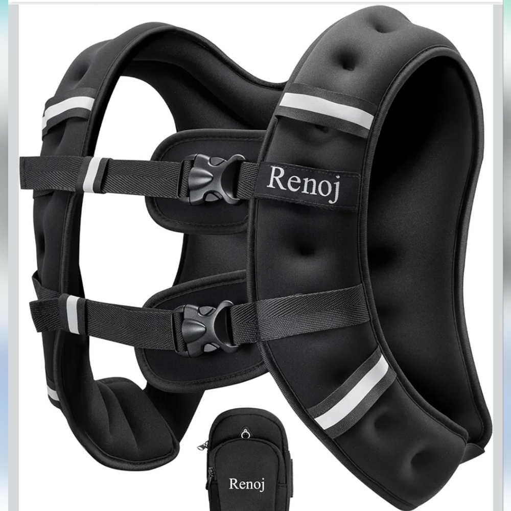 Renoj Weighted Vest for Women & Men: 12Lb Weight Training VEST